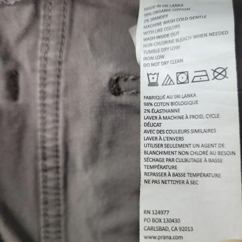 PrAna Men's Slim Fit Khaki Casual Pants 33Wx32L - Picture 11 of 11